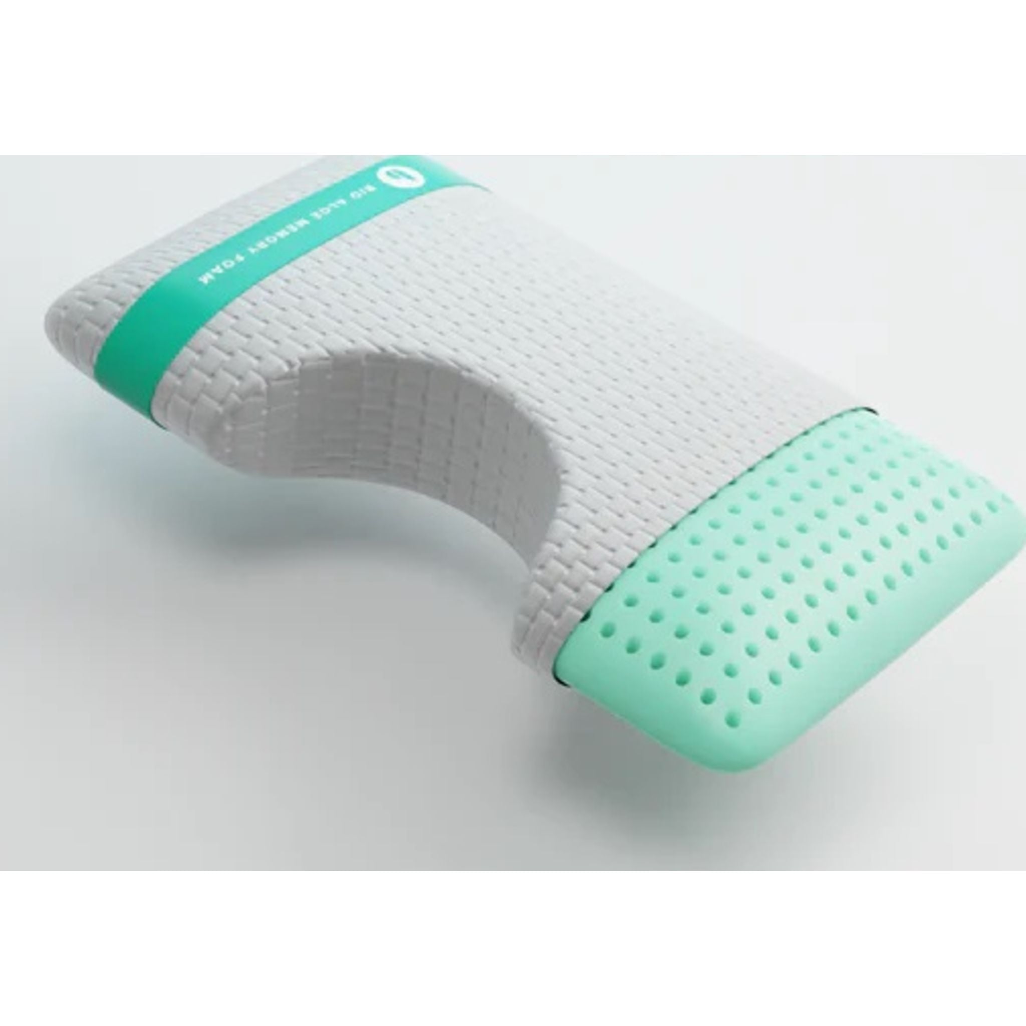 Blu Sleep Bio Aloe Memory Foam Pillow - Orthopedic Neck Support for Side, Back & Stomach Sleepers - Cooling Gel Infused for Pain Relief & Better Sleep - Perfect for Home, Travel & Office Use