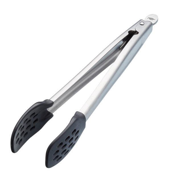 Premium 28cm Stainless Steel Food Tongs - Professional Kitchen Cooking Utensil for BBQ, Serving, Salad, and Baking - Perfect for Restaurants, Catering & Home Use