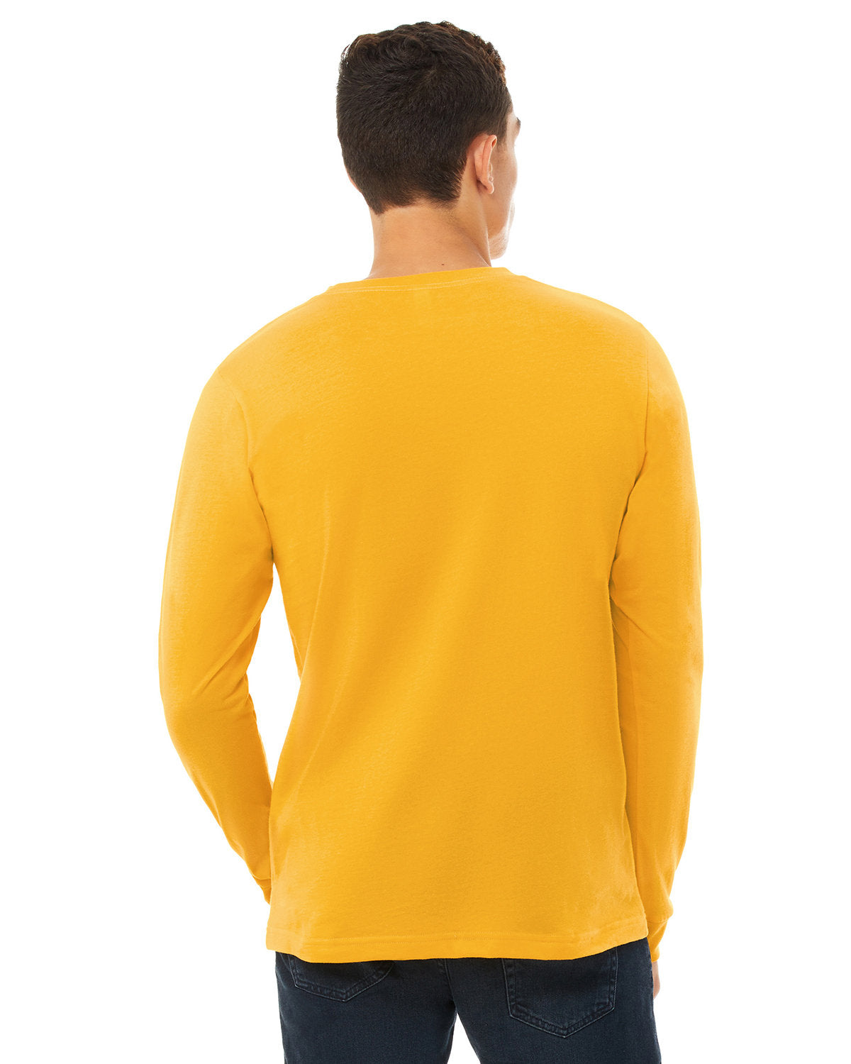Bella + Canvas 3501 Premium Unisex Jersey Long Sleeve T-Shirt | Soft Cotton Crewneck Tee for Men & Women | Perfect for Casual Wear, Layering & Everyday Comfort