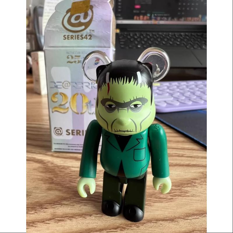 Bearbrick Series 42 HORROR Frankenstein Monsters 100% Collectible Figure - Perfect for Anime Fans, Horror Collectors & Home Decor Display