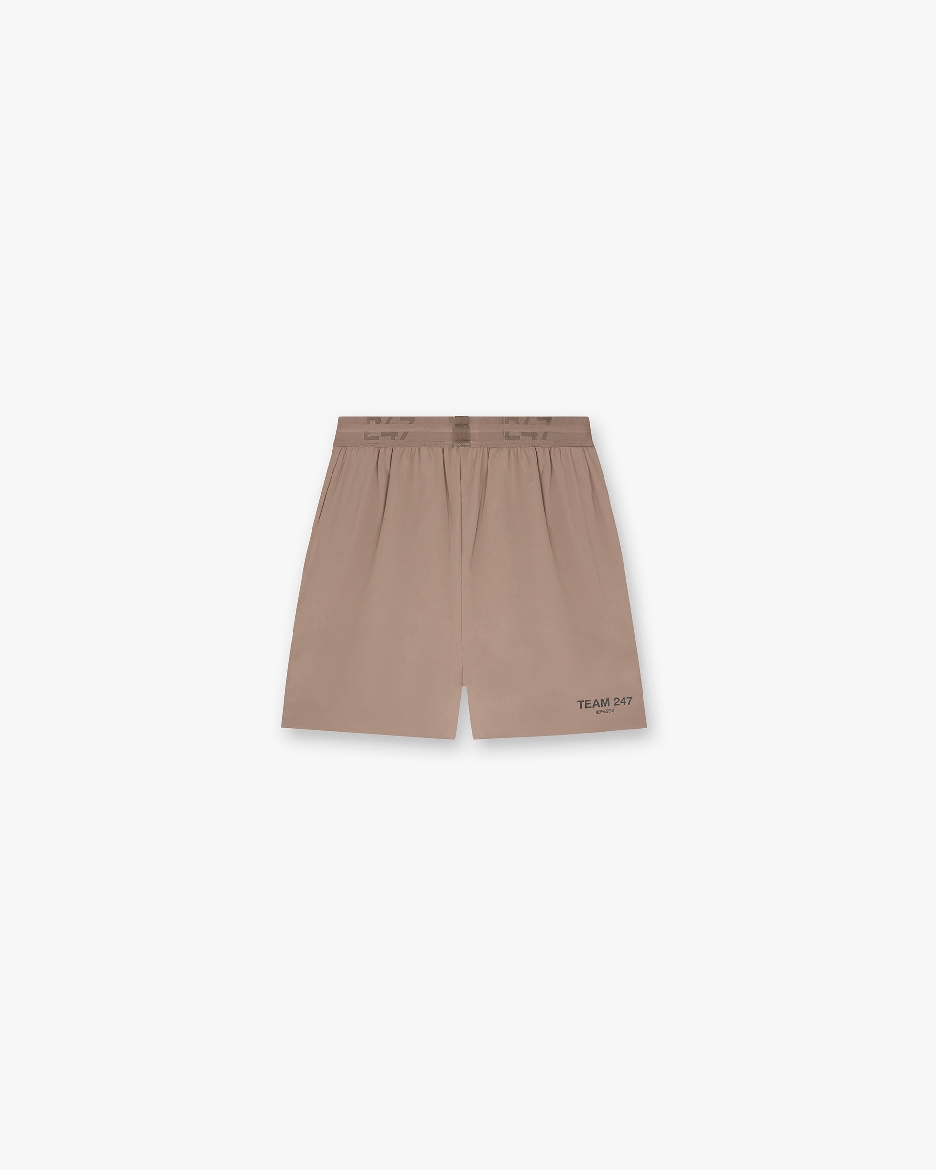 Team 247 Fused Shorts for Men - Comfortable Athletic Running Gym Workout Shorts in Umber Brown | Perfect for Training, Jogging & Casual Wear