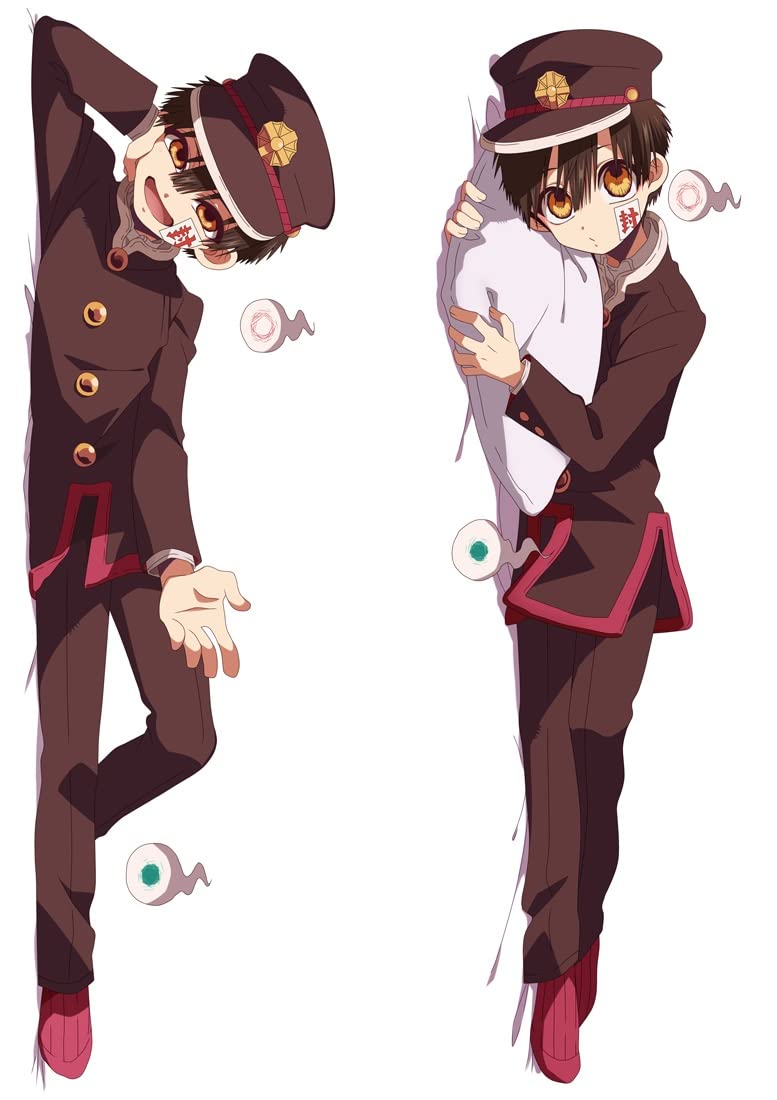 NP Toilet Bound Hanako Kun Anime Body Pillow Cover - Full Body Printed Dakimakura with Hanako Character | Peach Skin & 2-Way Tricot Fabric | Perfect for Anime Fans, Cosplay, and Home Decor