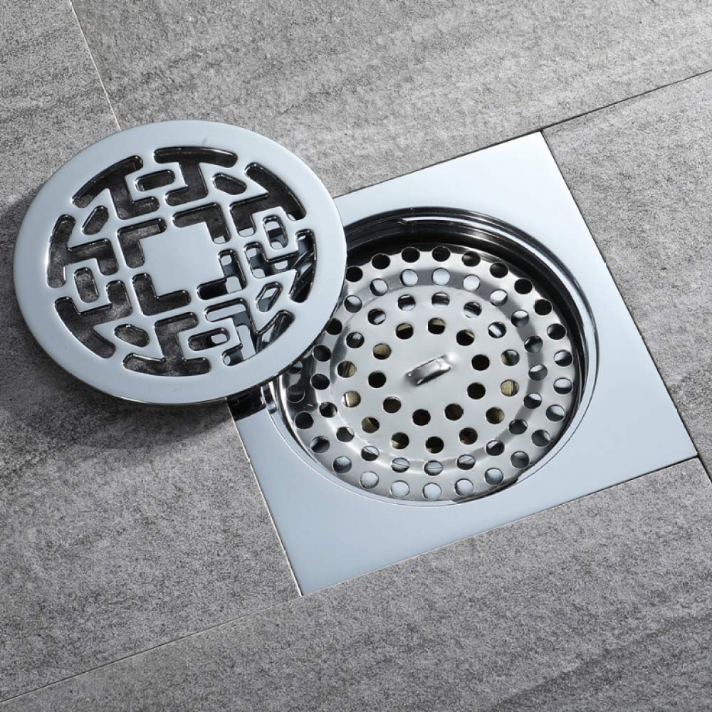 Odor-Proof Bathroom Floor Drain - Anti-Smell Shower & Tub Drain Cover for Home - Perfect for Bathrooms, Laundry Rooms & Basements