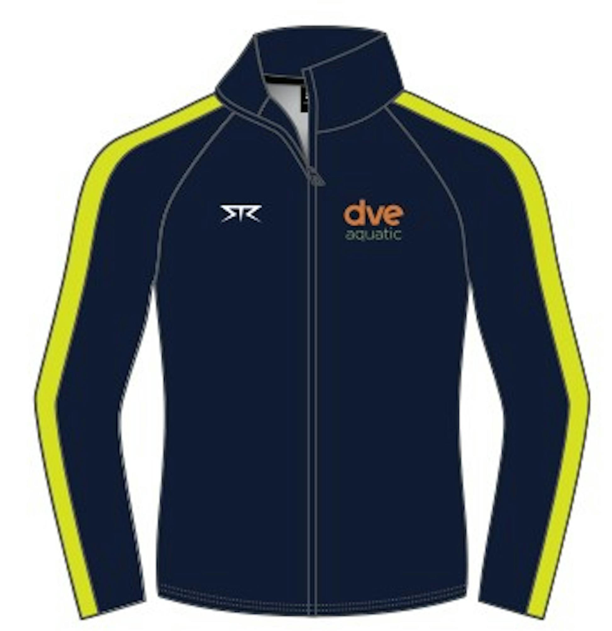 DVE Men's Water Polo Track Jacket - Lightweight Athletic Jacket for Swimming, Training & Team Sports - Perfect for Poolside & Outdoor Activities