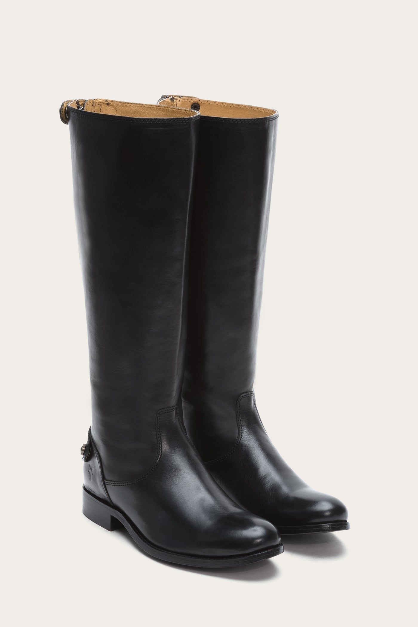 Melissa Button Back Zip Wide Calf Boots - Vintage & Pre-Owned - Perfect for Fall Fashion, Wide Calf Comfort, and Sustainable Style