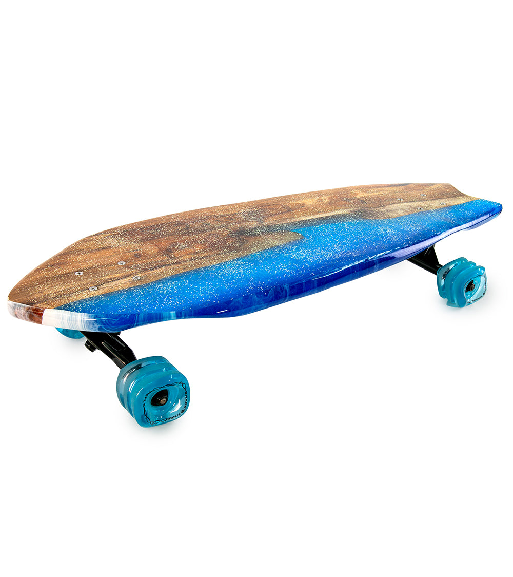 Premium Handcrafted Koa Resin Skateboard #027 - Durable & Unique Design for Professional Skaters & Collectors | Perfect for Street Skating, Park Riding & Display