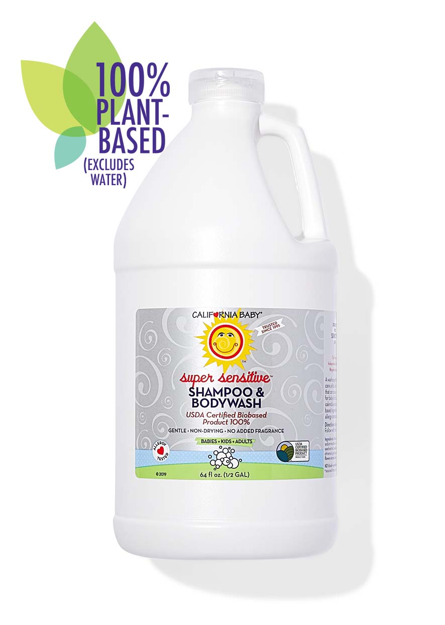 Fragrance-Free Super Sensitive Shampoo & Body Wash for Babies & Adults - Gentle Cleansing for Sensitive Skin, Eczema & Allergies - Perfect for Daily Bath & Shower Routine