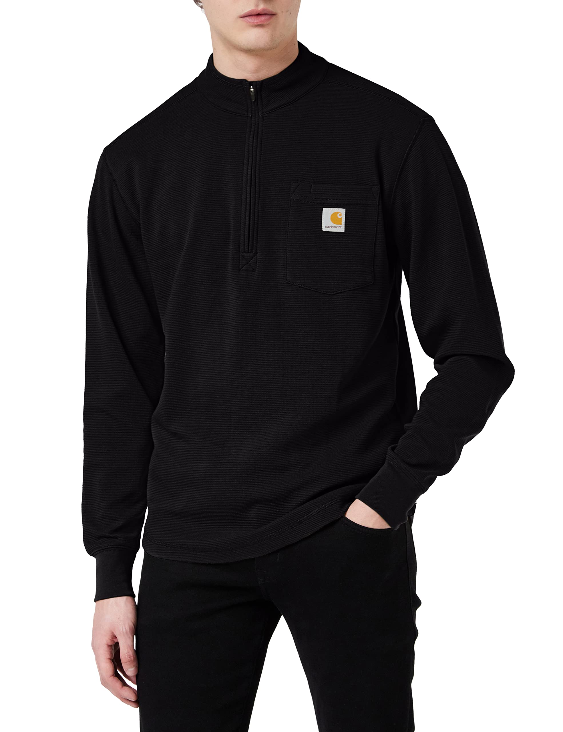 Carhartt Men's Big & Tall Tilden Long Sleeve Half Zip Sweatshirt - Durable Workwear for Construction & Outdoor Activities (Regular & Extended Sizes)