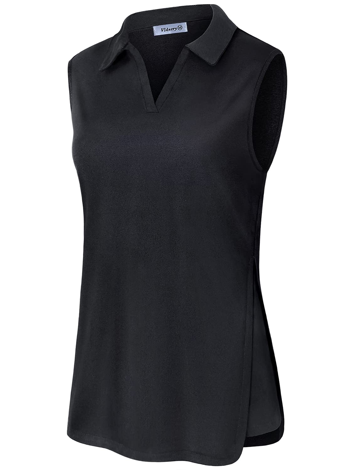 Vldnery Women's Short Sleeve V-Neck Golf Shirt - Breathable Loose Fit Polo T-Shirt for Golf, Tennis & Workout | Casual & Athletic Wear for Sports & Office
