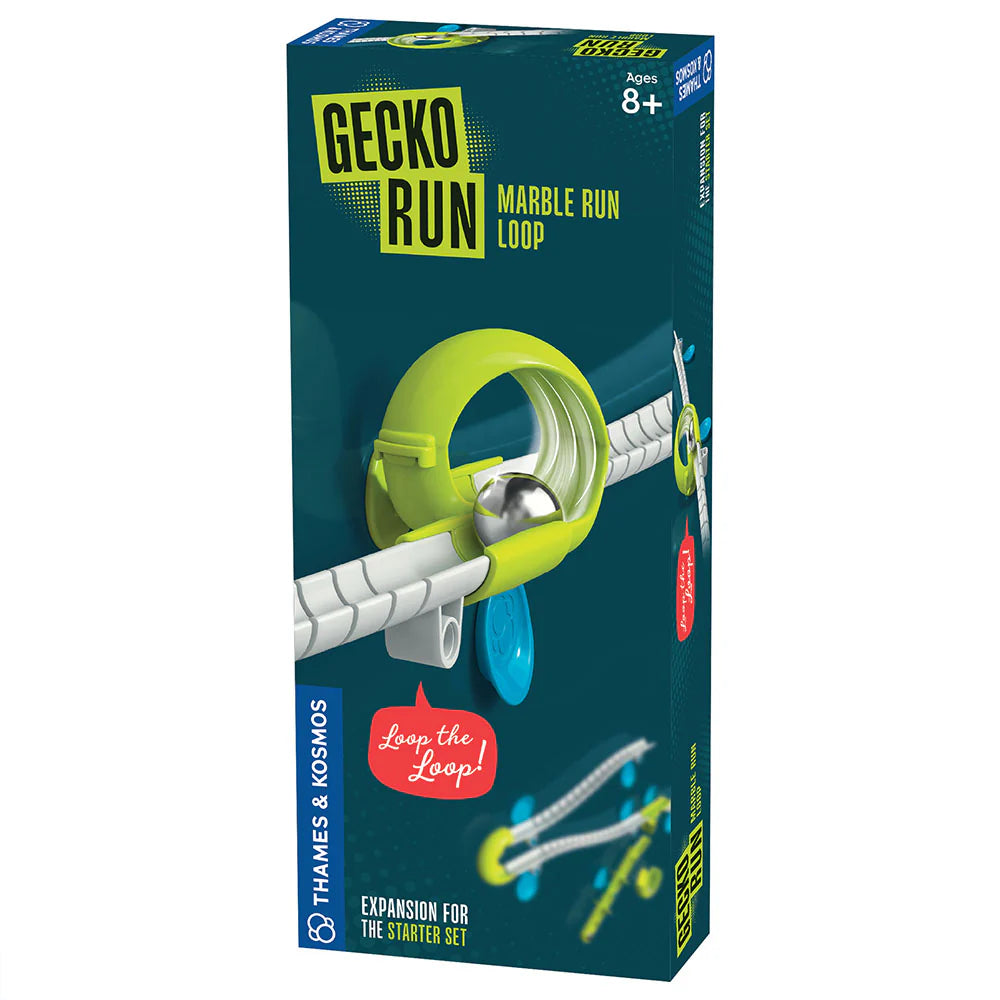 Gecko Run Marble Run Loop - STEM Educational Toy for Kids | Fun Marble Maze Track Building Set for Creative Play & Learning