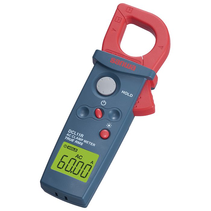 DCL11R True RMS Mini Clamp Meter with Backlight - Digital AC/DC Current Voltage Tester for Electricians, HVAC, Automotive & Home Use