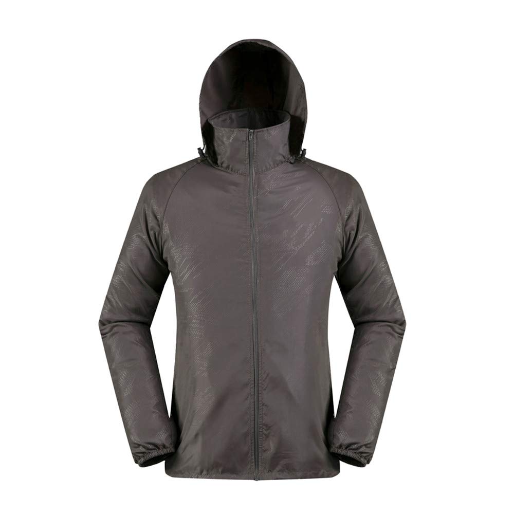 Realdo Women's & Men's Waterproof Lightweight Windbreaker Jacket - Quick Dry Running Coat with Storage Bag | Outdoor Hiking, Travel & Sports