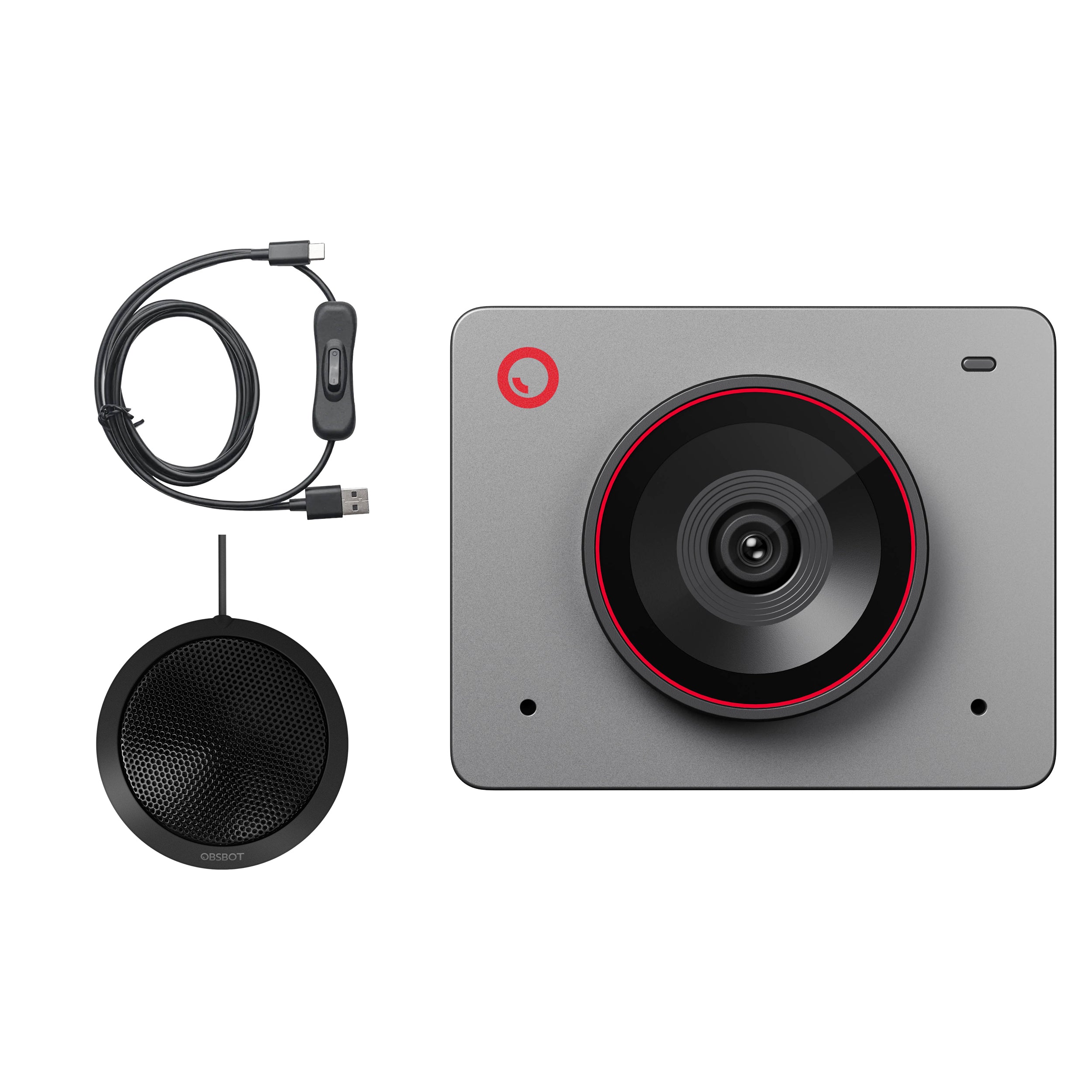 OBSBOT Meet 2 AI-Powered 4K Webcam with Built-in Microphone - Auto Tracking, Noise Cancellation for Video Conferencing, Live Streaming & Online Classes