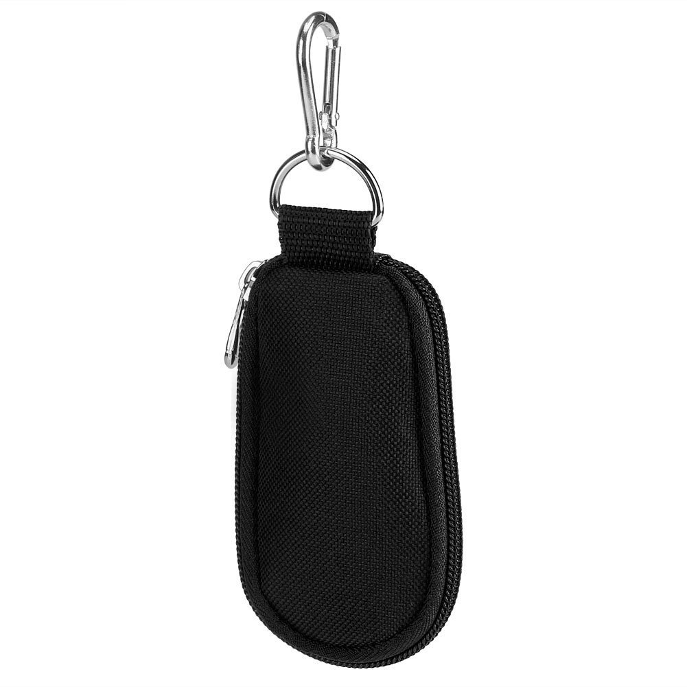 10-Compartment Essential Oil Carrying Case with Keychain - Portable Aromatherapy Storage Bag for Travel & Home Use (Black) | Perfect for Diffusers, Massage Therapy & Yoga Sessions