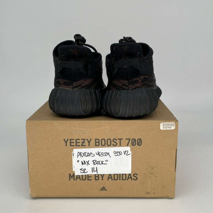 Adidas Yeezy Boost 350 V2 MX Rock Sneakers - Men's Size 14 (GW3774) | Comfortable Running Shoes for Gym, Casual Wear & Street Style