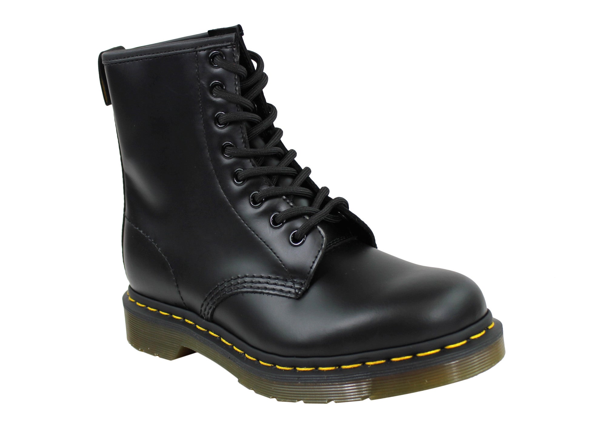 Dr. Martens 1460 Black Smooth Unisex Leather Lace-Up Boots - Classic Ankle Boots for Men & Women | Perfect for Casual Wear, Work & Street Style Fashion