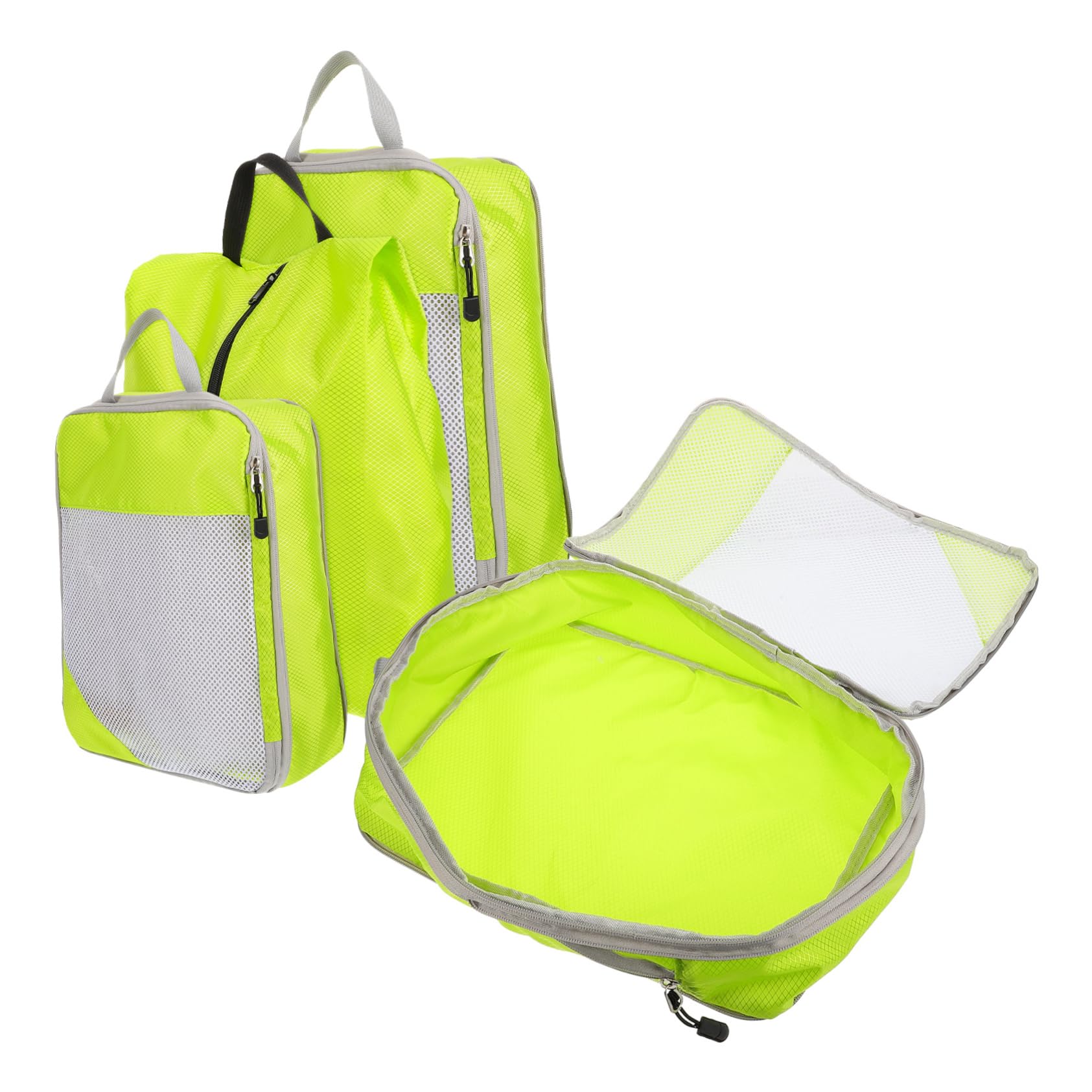 4-Piece Travel Compression Packing Cubes Set - Space-Saving Luggage Organizer for Suitcases & Backpacks | Perfect for Vacations, Business Trips & Camping Gear Organization