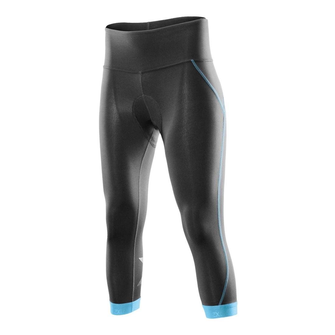 2XU Women's 3/4 Cycle Compression Tights - High Performance Bike Riding & Workout Leggings for Cycling, Running, Gym Training & Active Lifestyle