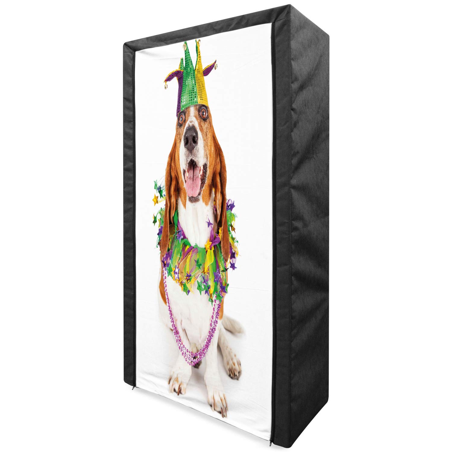 Ambesonne Mardi Gras Fabric Wardrobe - 33.5