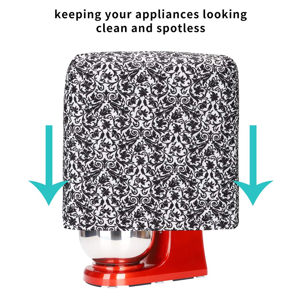 Premium KitchenAid Mixer Cover for 6-8 Quart Stand Mixers | Universal Fit for KitchenAid & Hamilton | Paisley Design | Protects from Dust & Spills | Perfect for Baking, Cooking & Kitchen Storage