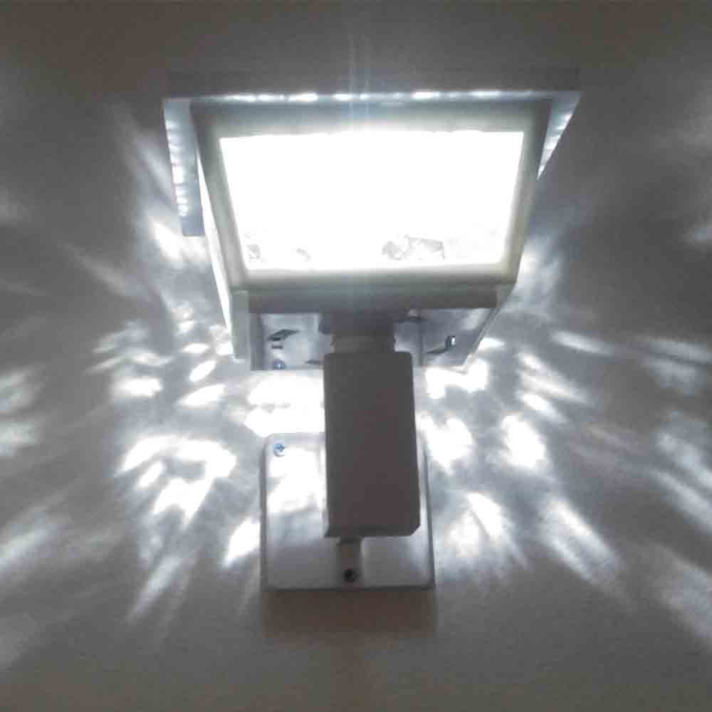 Solar Powered Post Cap Light - 2 SMD LED, Wall or Post Mount, Fits 4x4, 5x5 & 6x6 Wooden Posts (White) - Perfect for Garden, Patio, Deck & Pathway Lighting