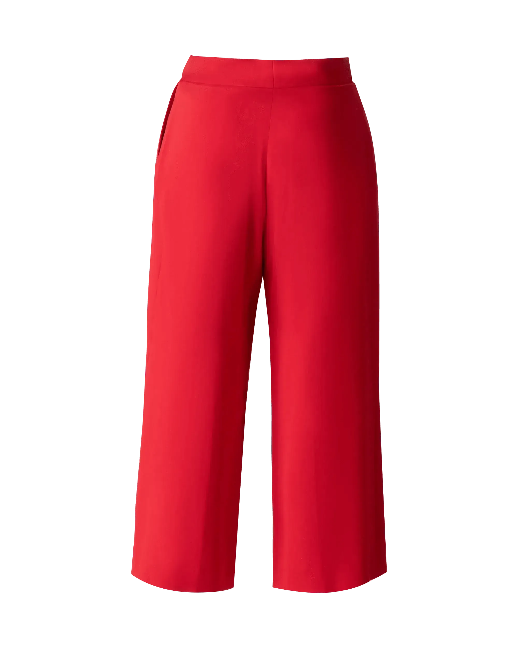 Stylish Cropped Wide Leg Pants for Women - High Waist Comfortable Lounge & Office Trousers - Perfect for Casual Wear, Work Outfits and Summer Fashion