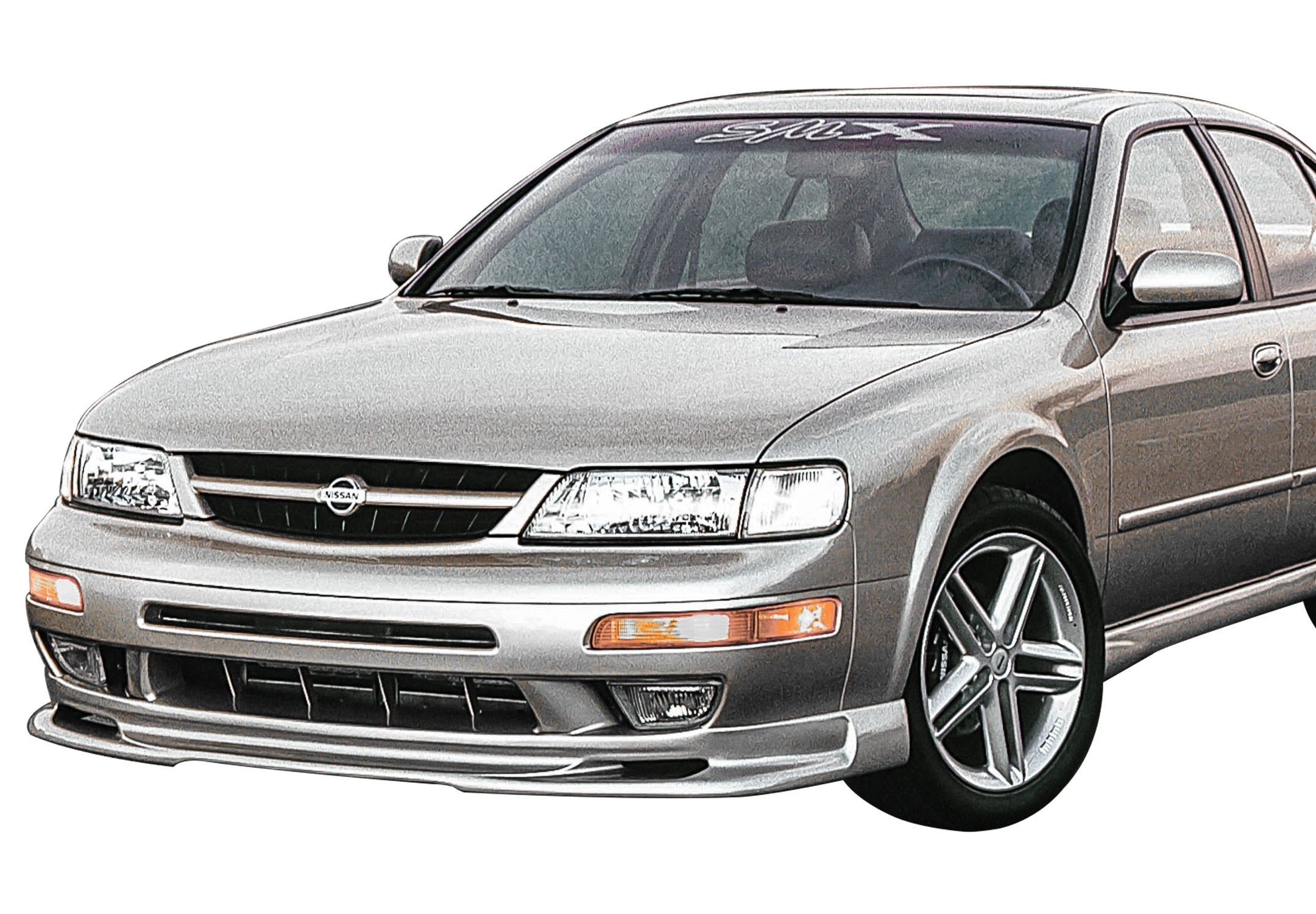 1997-1999 Nissan Maxima Front Lip Spoiler - OEM Style Bumper Lip - 108211 - Enhance Aerodynamics & Sporty Look for Street Racing & Car Shows