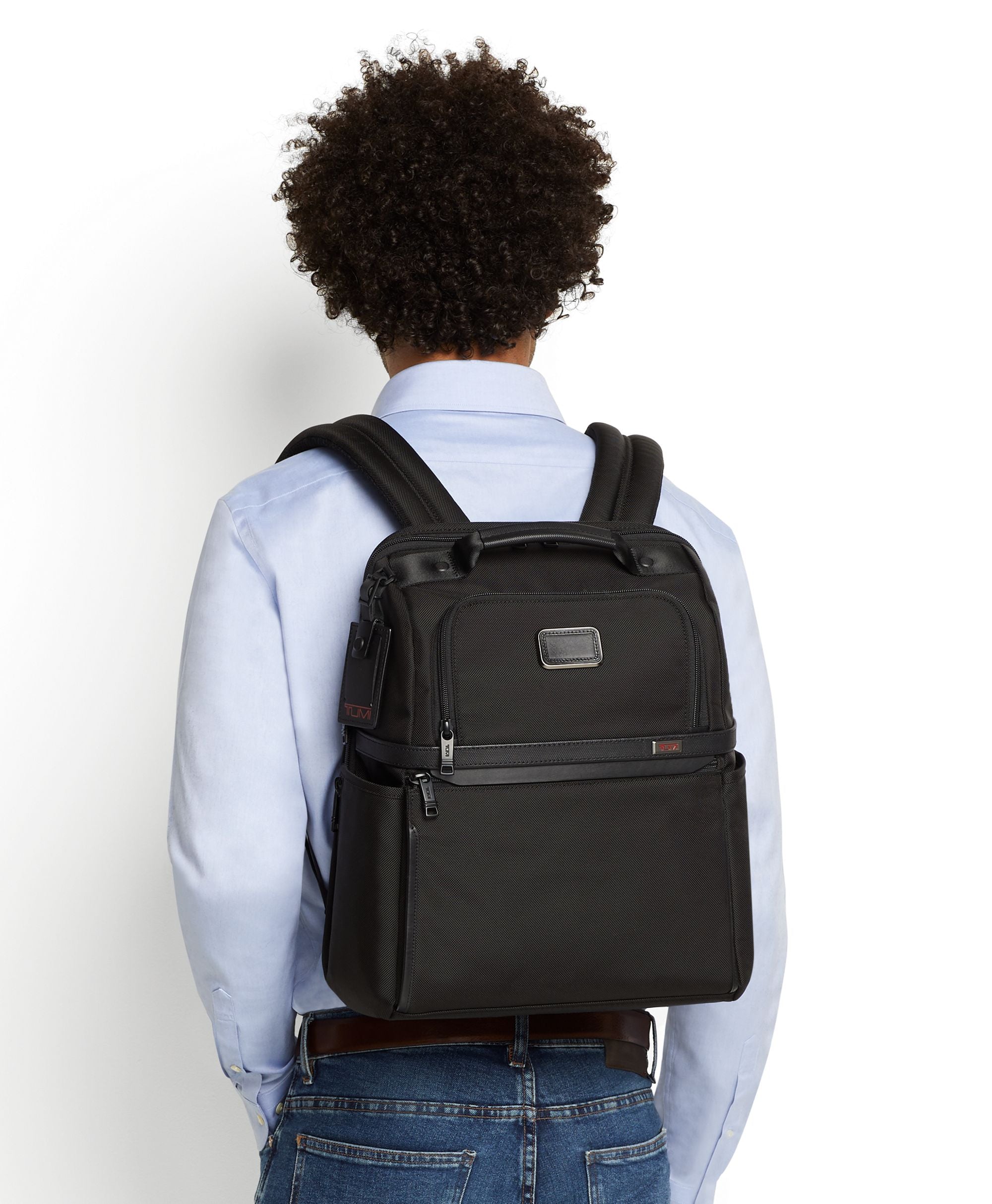 Tumi Alpha Slim Solutions Brief Pack - Professional Laptop Backpack for Business Travel & Work Commute - Durable & Stylish Office Bag for Men & Women