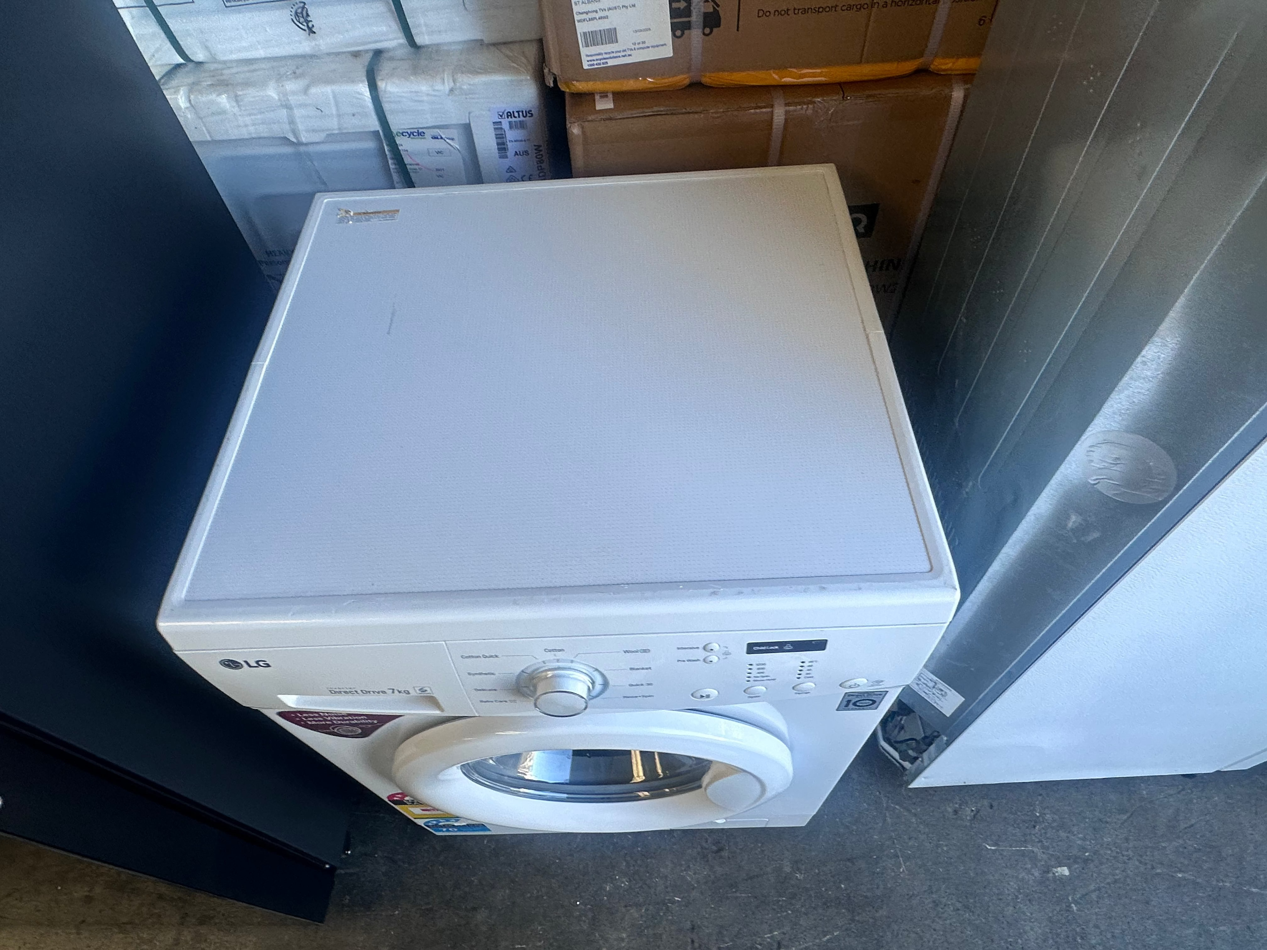 Refurbished LG 7kg Front Load Washing Machine - Energy Efficient, Quiet Operation - Perfect for Apartments, Small Homes & Laundry Rooms