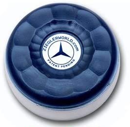 Zieglerworld Large Shuffleboard Table Weights - White & Navy Blue Puck Set for Professional & Home Game Rooms, Bars, and Outdoor Entertainment