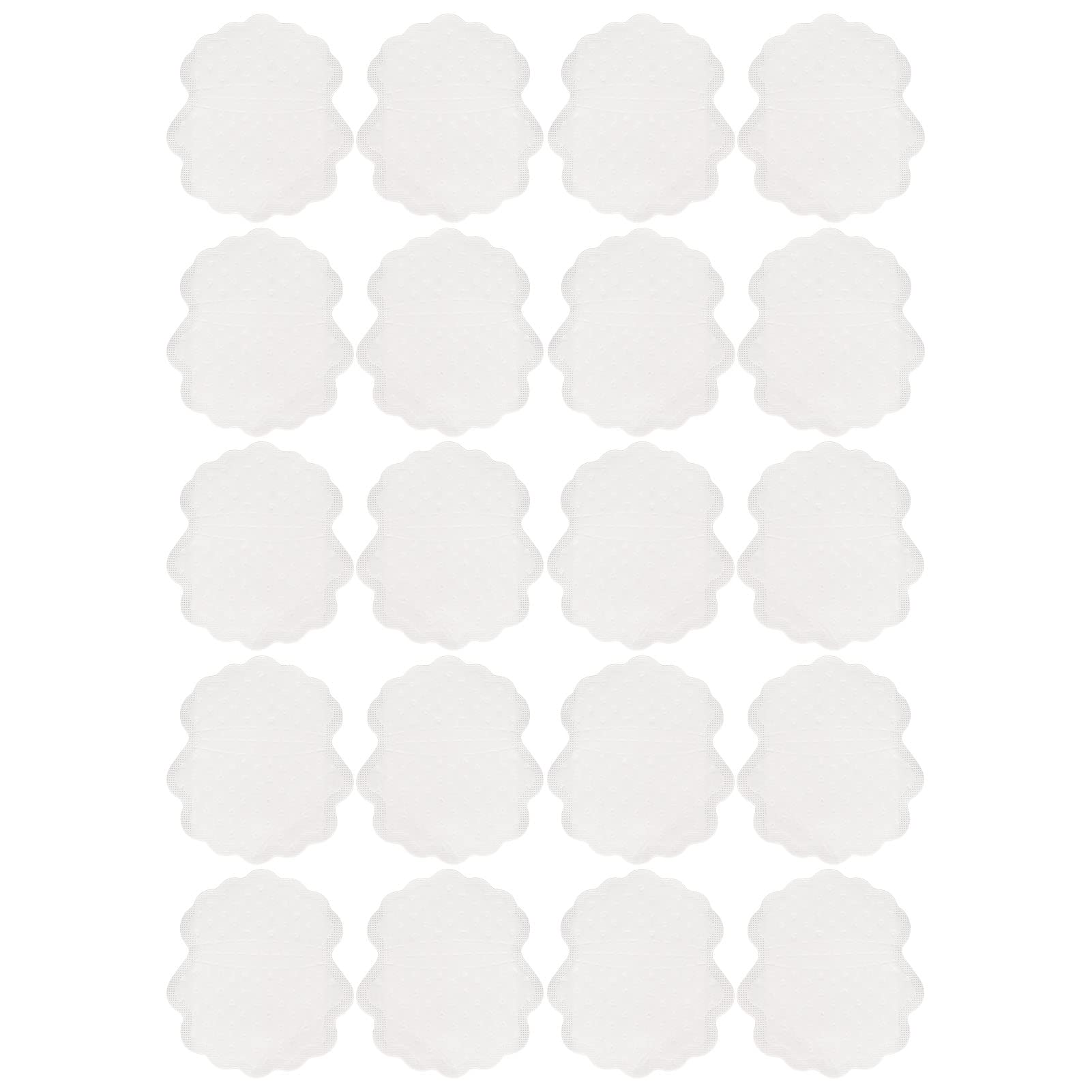 20Pcs Summer Sweat Absorbing Stickers - Soft Skin Friendly Breathable Underarm Pads for Women & Men - Invisible Perspiration Control for Daily Use, Workout & Hot Weather