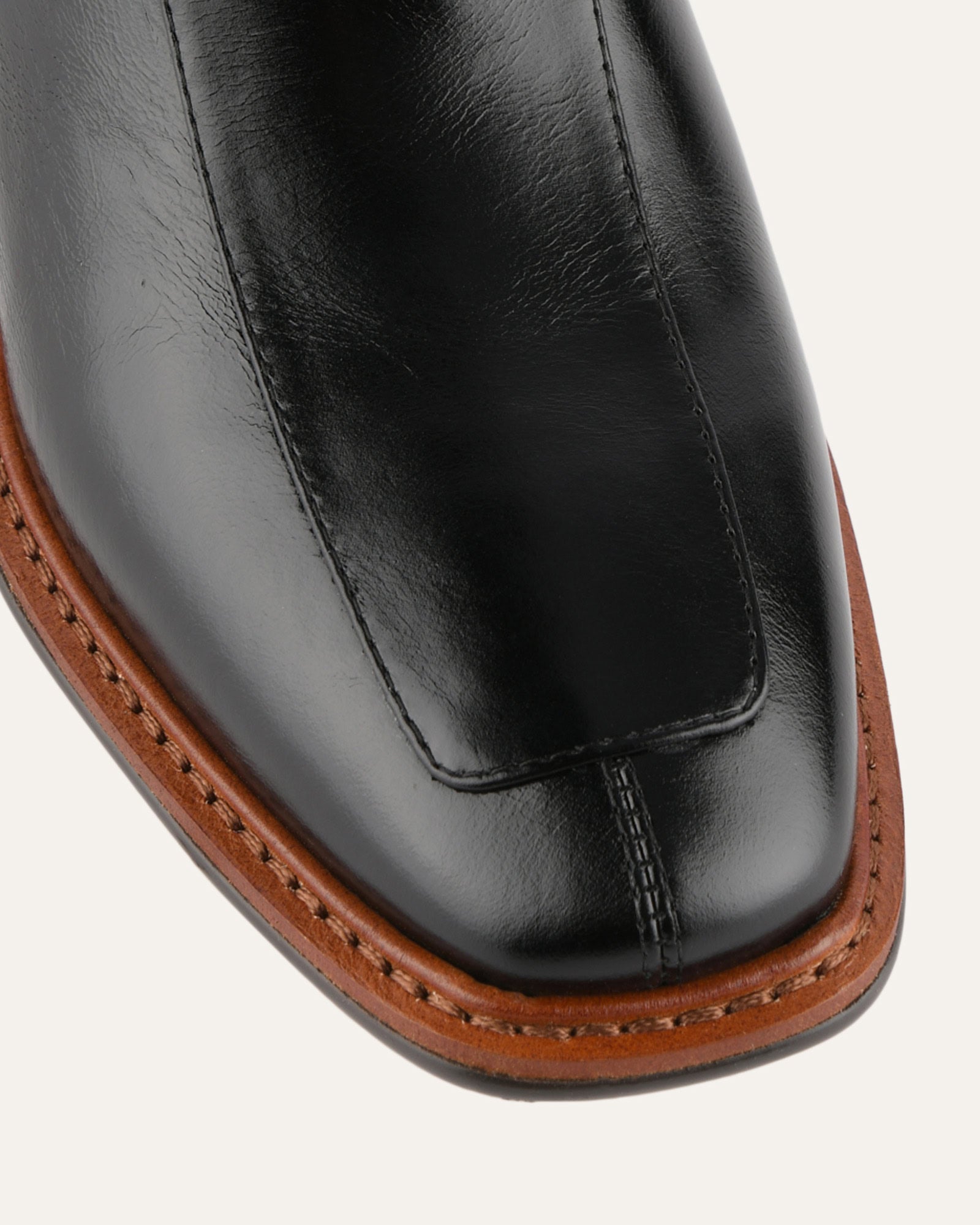 DARLA Black Leather Mid Ankle Boots for Women - Stylish & Comfortable Footwear for Casual Outings, Work & Fall Fashion