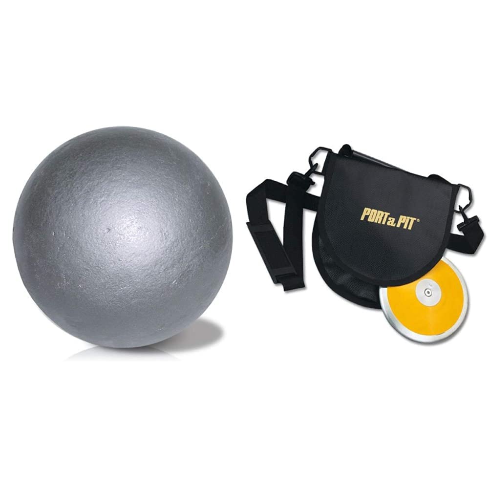 Scholastic 6LBS Iron Shot Put for Track & Field Training - Perfect for High School & College Athletes