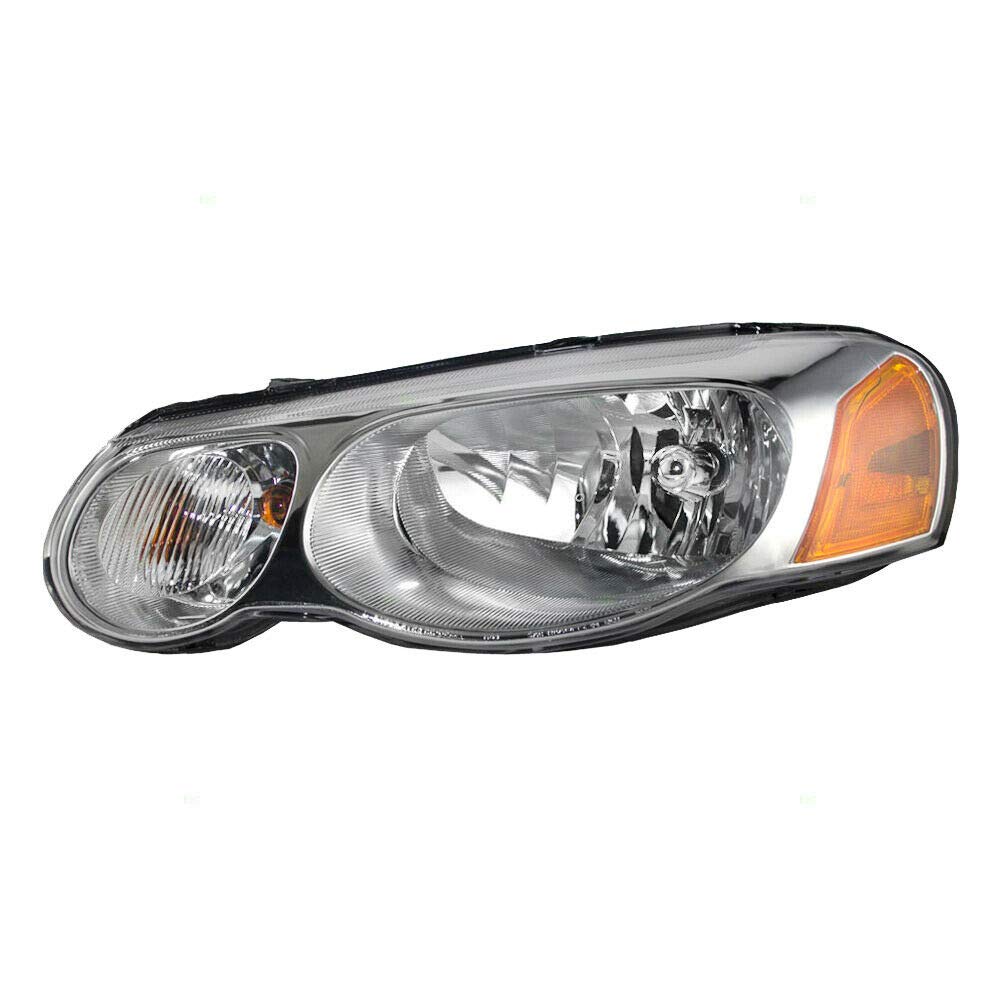 High Performance Halogen Headlight Headlamp Housing Assembly for 2004-2006 Chrysler Sebring - Perfect for Night Driving & Road Safety