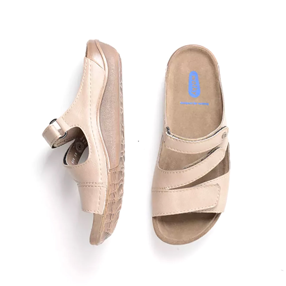 Jasper Sandals for Women - Comfortable Summer Beach Slides with Arch Support | Perfect for Walking, Travel, and Outdoor Activities