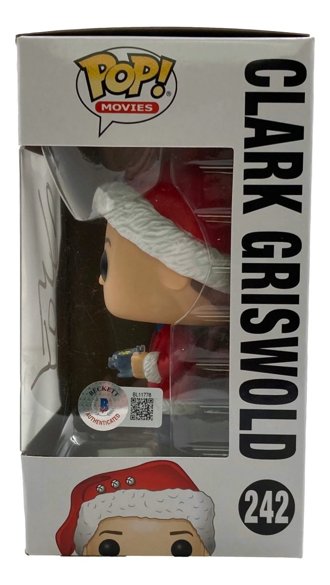 Chevy Chase Signed National Lampoon's Christmas Vacation Funko Pop #242 - Authentic Autograph Collectible - Perfect for Christmas Decor & Movie Memorabilia Display