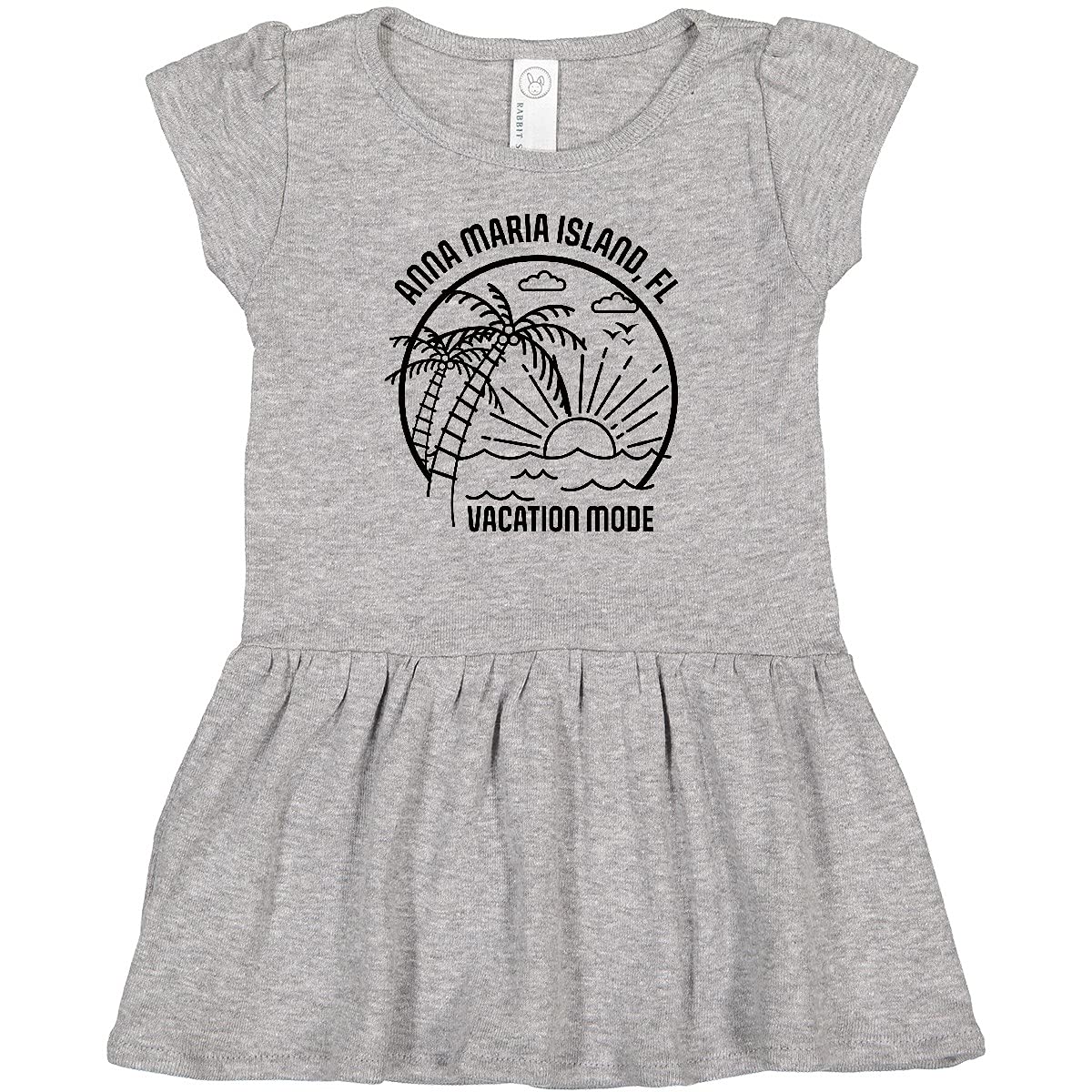 Inktastic Summer Vacation Mode Anna Maria Island Florida Baby Dress - Cute & Comfortable Infant Outfit for Beach Trips, Family Photos & Casual Wear