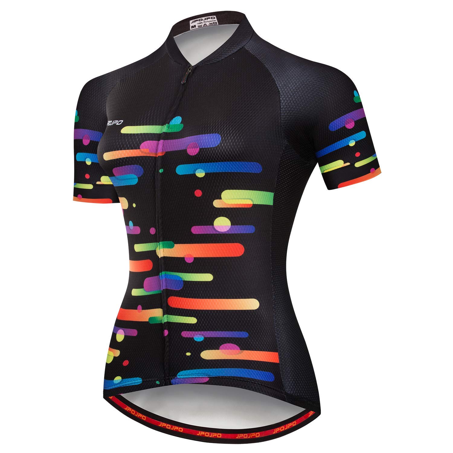 Hotlion Women's Short Sleeve Cycling Jersey - Quick Dry Breathable Bike Shirt for Mountain & Road Biking - Perfect for Outdoor Cycling, Commuting & Fitness Training