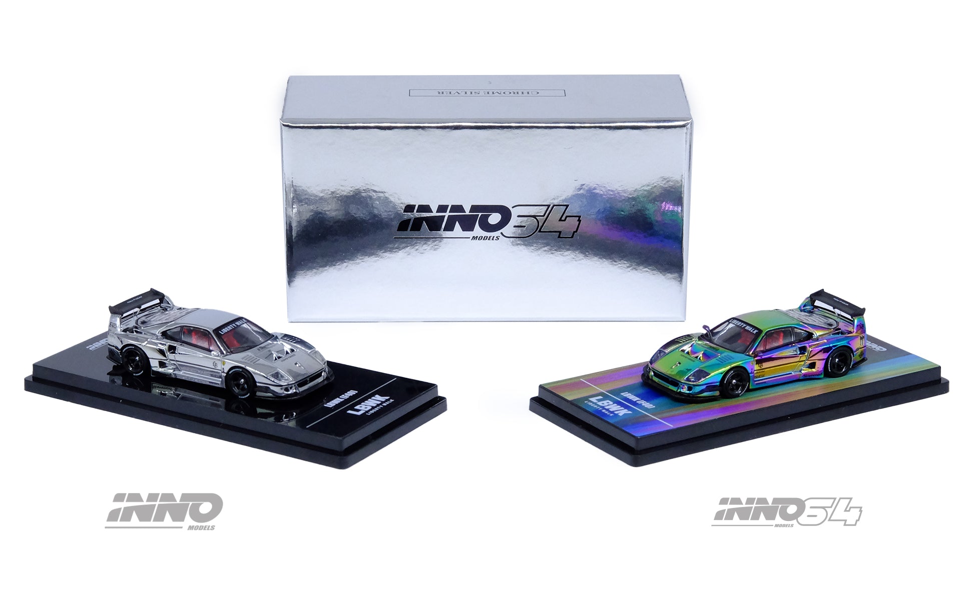 INNO64 1:64 Scale Ferrari F40 Liberty Walk Diecast Model Car - Hobby Expo China 2024 Limited Edition (One Car Per Person) - Perfect for Collectors, Display & Racing Enthusiasts