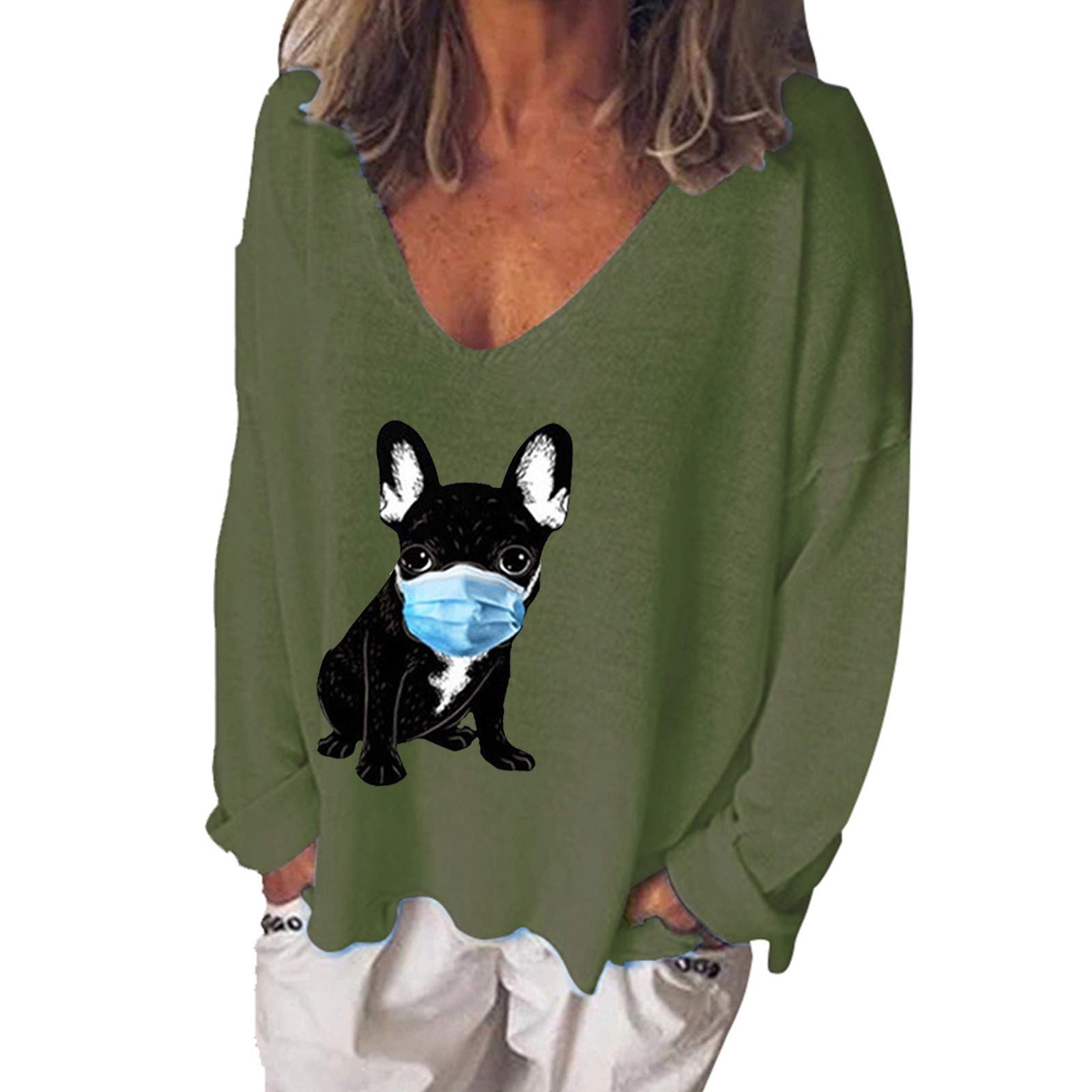 Boho Women's Summer Long Sleeve Crewneck Knit Top - Leopard Print Casual Tee Shirt for Women | Perfect for Beach Outings, Music Festivals & Everyday Wear