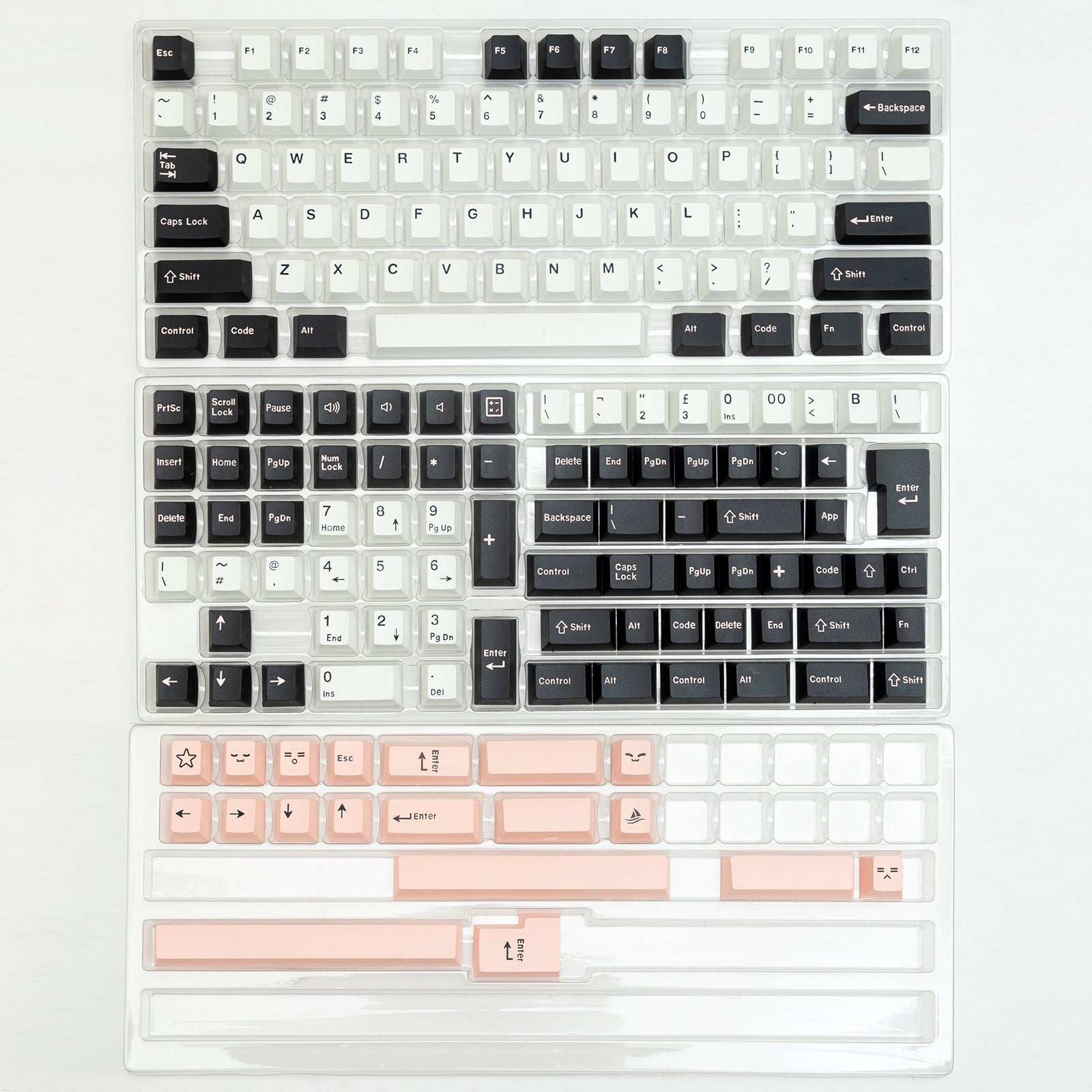 YUNZII Olivia Keycap Set - Cherry MX Profile PBT Keycaps for Mechanical Keyboards (87/104/108 Keys) - Perfect for Typing, Gaming, and Office Work
