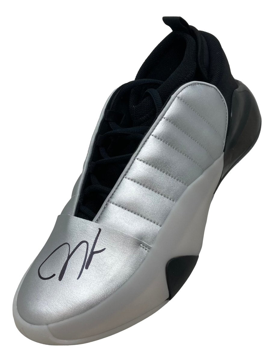 Authentic James Harden 76ers Signed Left Adidas Harden Volume 7 Basketball Shoe - BAS ITP - Perfect for Collectors, Fans & Game-Day Memorabilia