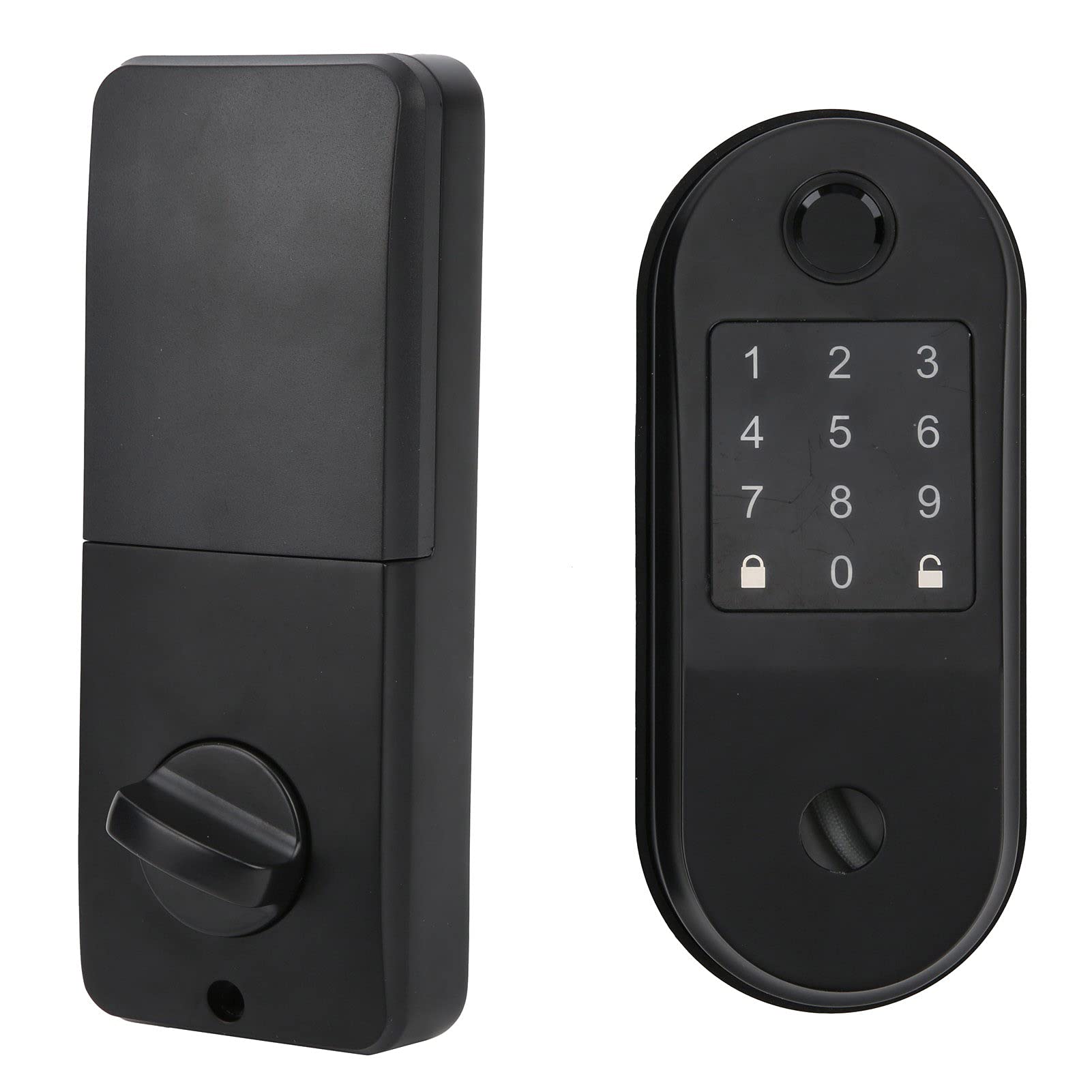 Smart Deadbolt Lock - Keyless Entry Fingerprint & Passcode Biometric Door Lock with Touch Screen - Secure Anti-Theft Smart Lock for Home, Apartment & Hotel Use (Indoor/Outdoor Installation)