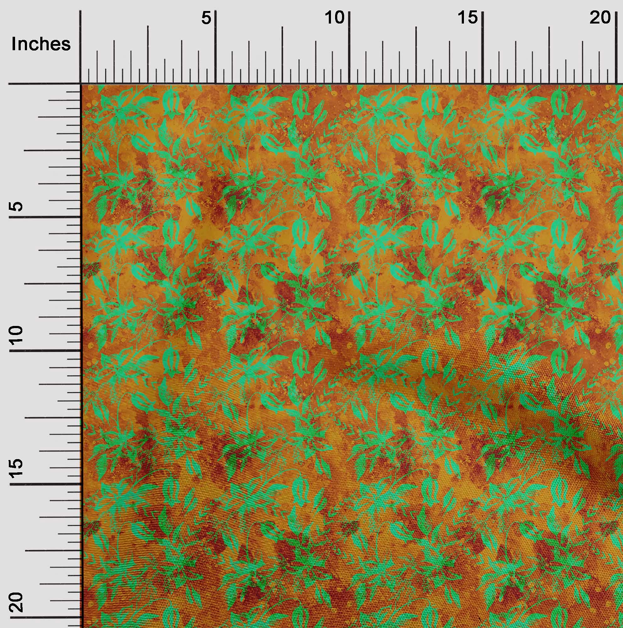 oneOone Cotton Cambric Brown Batik Fabric by The Yard - 56 Inch Wide Printed DIY Sewing Material for Clothing, Quilting & Home Decor | Premium Quality Craft Supplies
