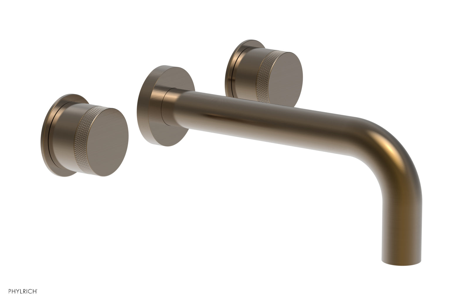 BASIC II Wall Mount Lavatory Set 230 11 - Modern Bathroom Sink Faucet for Small Spaces, Perfect for Apartments & Powder Rooms