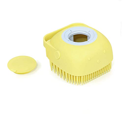 Ferron Magic Silicone Soft Bath Body Brush - Exfoliating Head Massage & Hair Washing Comb for Shower & Skin Care, Household Cleaning Brush (Multicolor, 1 Pack) - Perfect for Spa, Baby Bath & Relaxing Skin Exfoliation