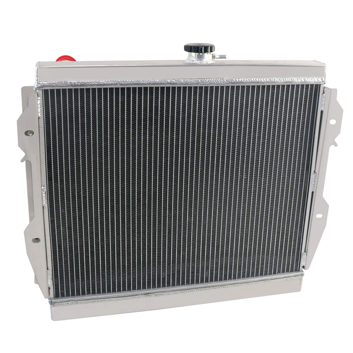 1984-1995 Toyota Pickup & 4Runner 2.4L L4 Aluminum 3-Row Radiator with Fan Shroud & Relay - High-Performance Cooling for Off-Road Adventures & Daily Commutes