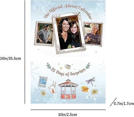 Gilmore Girls 2024 Official Advent Calendar - Christmas Countdown Calendar for Fans, Collectors & Gift Giving (Perfect for Holidays, Birthdays, Mom Gifts & Gilmore Girls Merchandise Lovers)