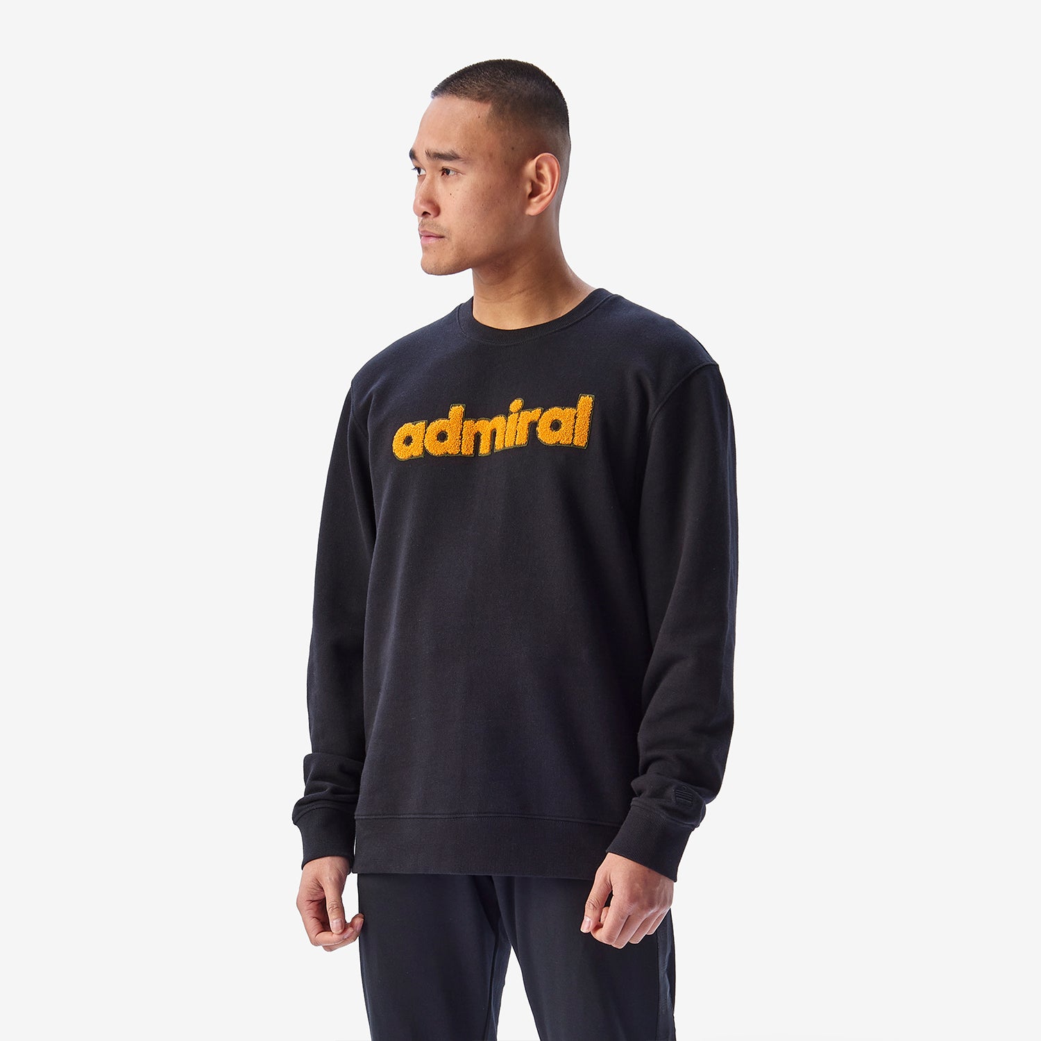 Stamford Chenille Sweatshirt for Women - Soft Black Pullover Hoodie | Cozy Loungewear & Casual Outfit for Fall Winter