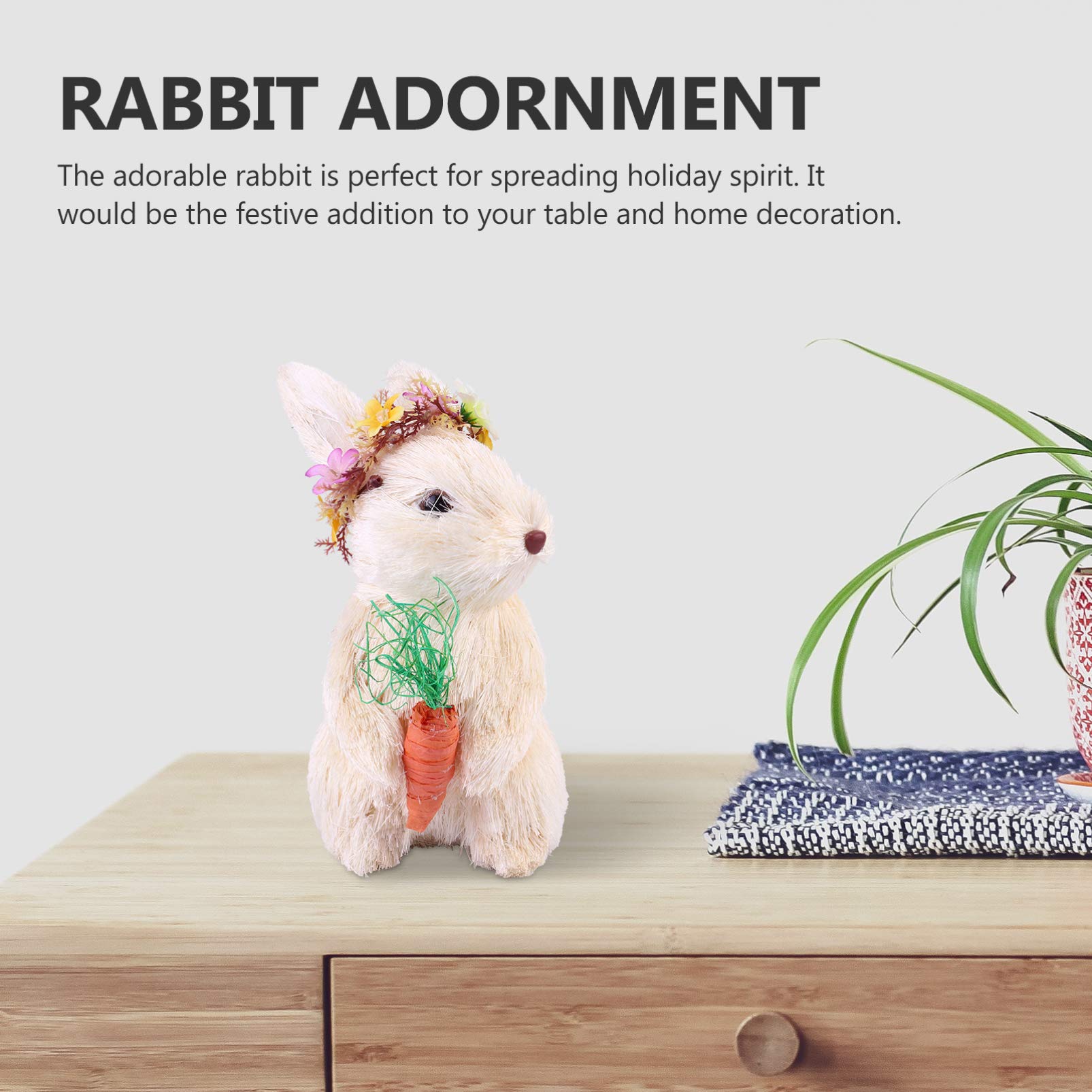 ABOOFAN Mini Bunny Foam Figurine - Cute Desk Decor for Office, Home & Kids Room | Stress Relief Toy & Collectible Gift for Bunny Lovers